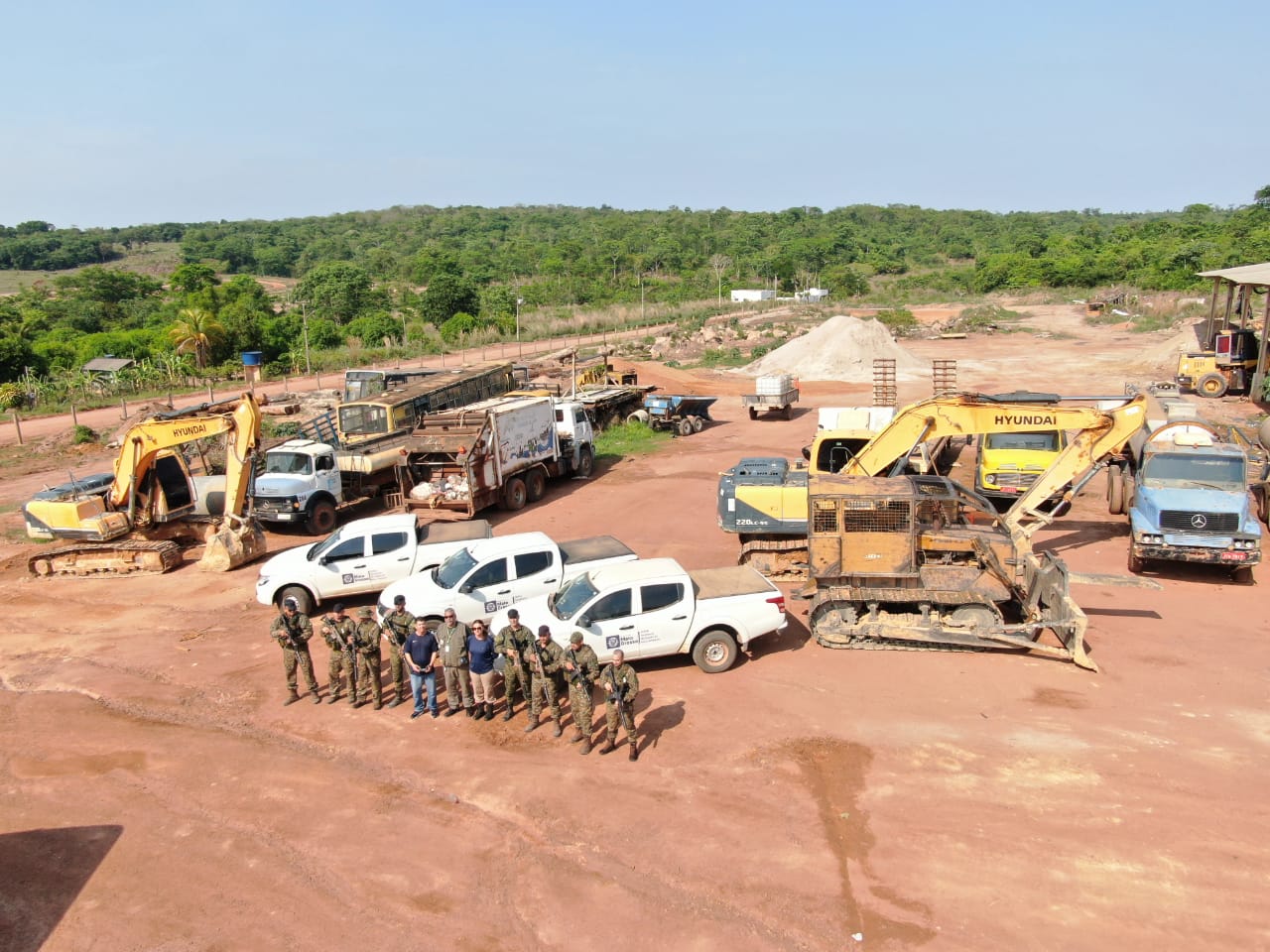 Fiscalização da Sema-MT com apoio do Bope, no município de Terra Nova do Norte Crédito - Sema-MT