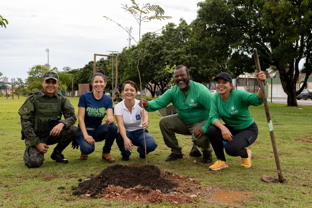 A meta das instituições é o plantio de 300 mil mudas nos próximos 5 anos nos municípios de Cuiabá e Várzea Grande. Foto Karla Silva / Sema-MT.